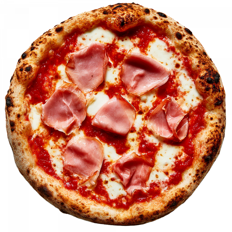Pizza Prosciutto mit gekochtem Schinken